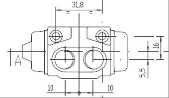 MOTAQUIP Колесный тормозной цилиндр VWC283