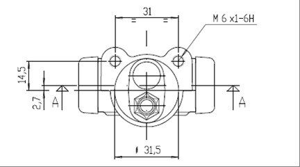 MOTAQUIP Rattapidurisilinder VWC354