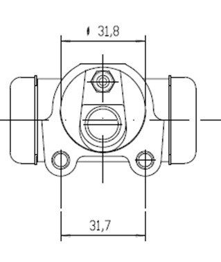 MOTAQUIP Колесный тормозной цилиндр VWC412