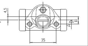 MOTAQUIP Колесный тормозной цилиндр VWC595