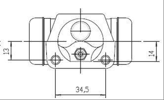 MOTAQUIP Rattapidurisilinder VWC620