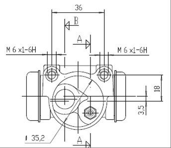 MOTAQUIP Колесный тормозной цилиндр VWC626