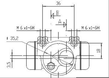 MOTAQUIP Колесный тормозной цилиндр VWC635