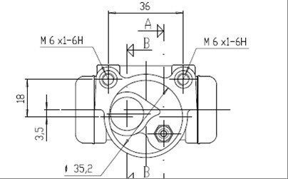 MOTAQUIP Колесный тормозной цилиндр VWC698