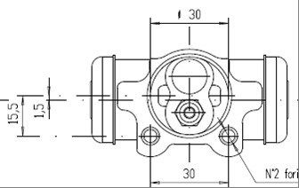 MOTAQUIP Колесный тормозной цилиндр VWC721