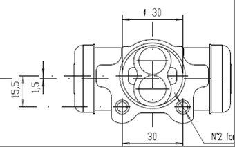 MOTAQUIP Rattapidurisilinder VWC728