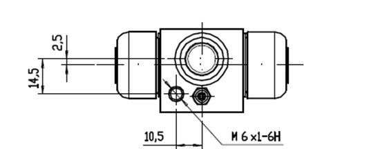 MOTAQUIP Колесный тормозной цилиндр VWC753