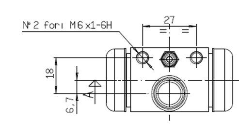 MOTAQUIP Колесный тормозной цилиндр VWC823