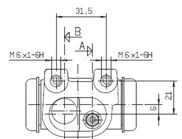 MOTAQUIP Колесный тормозной цилиндр VWC831