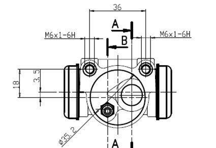 MOTAQUIP Колесный тормозной цилиндр VWC833