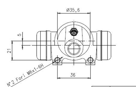 MOTAQUIP Колесный тормозной цилиндр VWC857