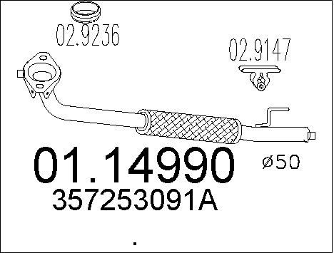 MTS Heitgaasitoru 01.14990