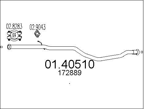 MTS Heitgaasitoru 01.40510