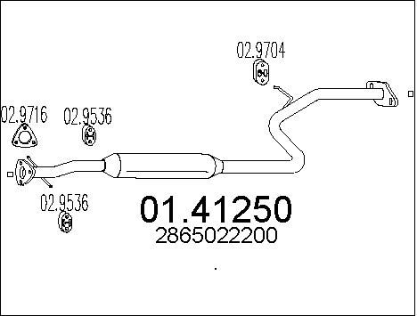 MTS Heitgaasitoru 01.41250