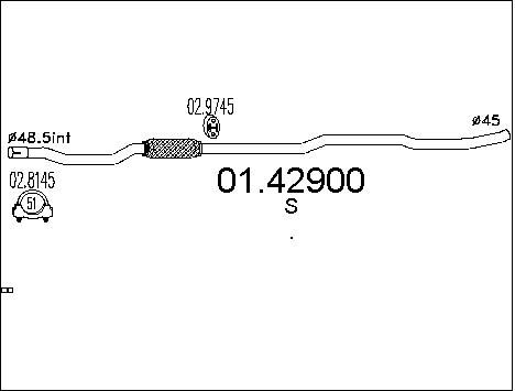 MTS Heitgaasitoru 01.42900