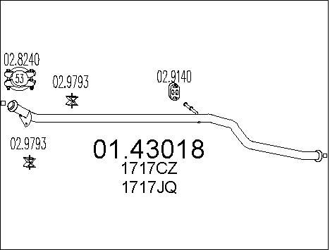 MTS Heitgaasitoru 01.43018