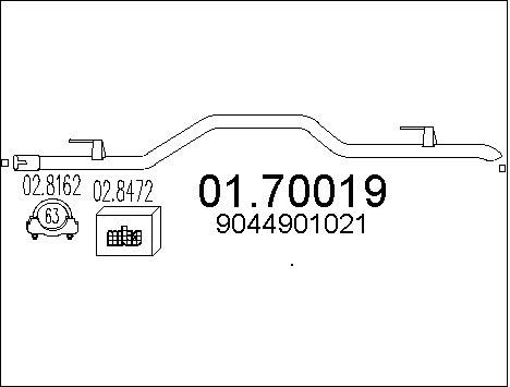 MTS Heitgaasitoru 01.70019