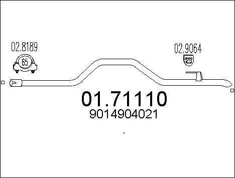 MTS Heitgaasitoru 01.71110