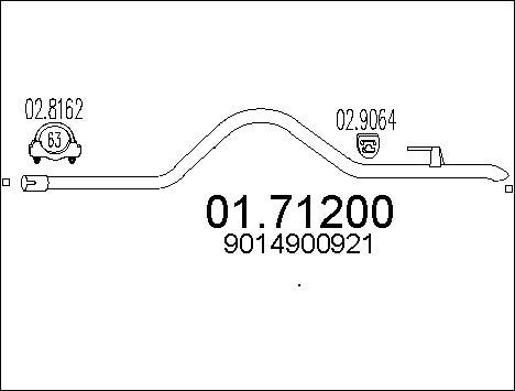 MTS Heitgaasitoru 01.71200