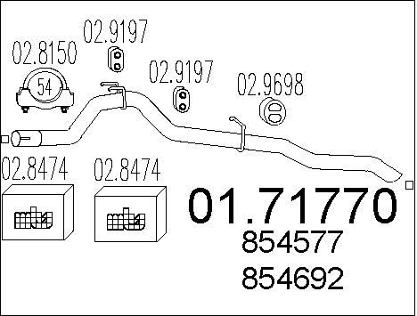 MTS Heitgaasitoru 01.71770