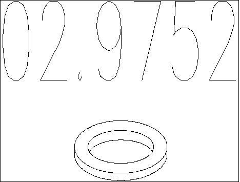 MTS Rõngastihend, heitgaasitoru 02.9752