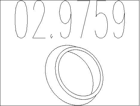 MTS Rõngastihend, heitgaasitoru 02.9759