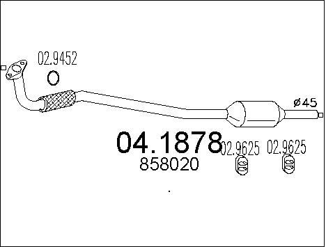 MTS Katalüsaator 04.1878