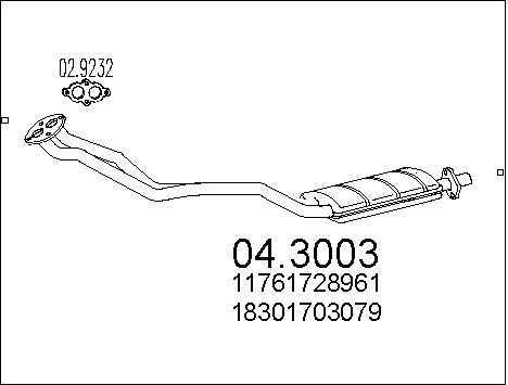MTS Katalüsaator 04.3003