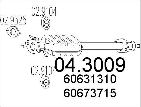 MTS Katalüsaator 04.3009