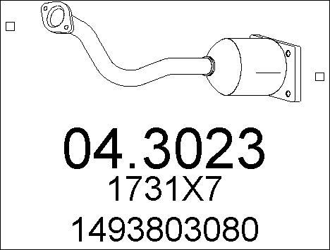 MTS Katalüsaator 04.3023