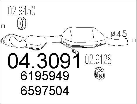 MTS Katalüsaator 04.3091