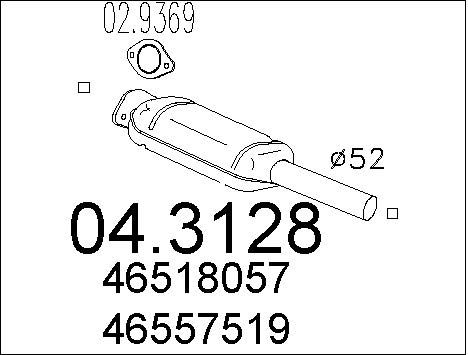 MTS Katalüsaator 04.3128