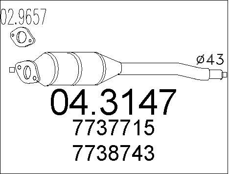 MTS Katalüsaator 04.3147