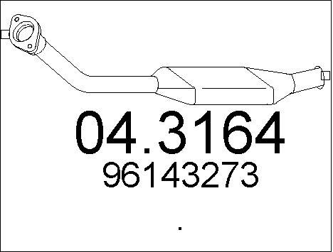 MTS Katalüsaator 04.3164