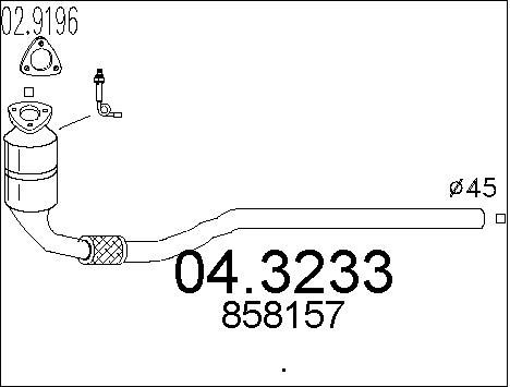 MTS Катализатор 04.3233