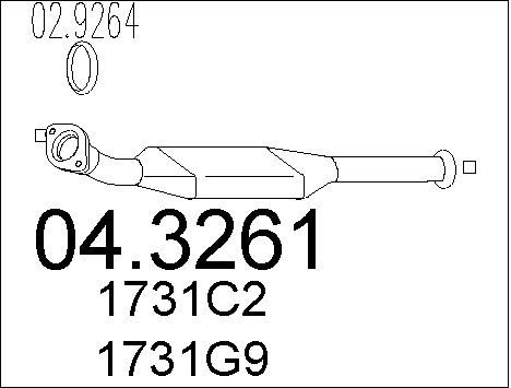 MTS Katalüsaator 04.3261