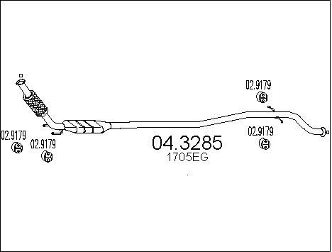MTS Katalüsaator 04.3285