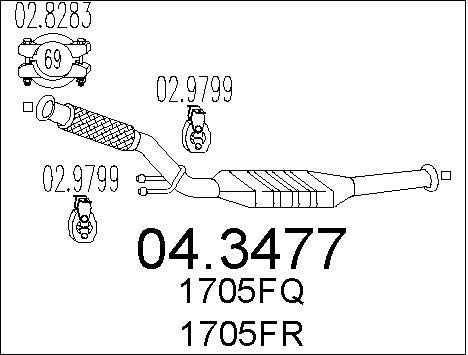 MTS Katalüsaator 04.3477