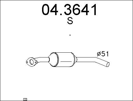 MTS Katalüsaator 04.3641