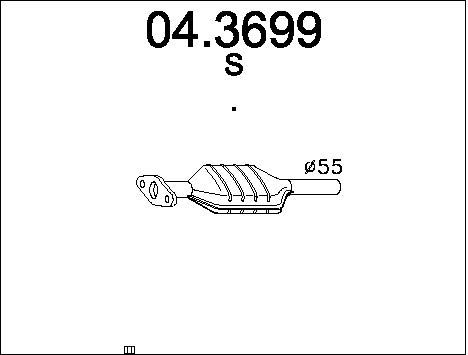 MTS Катализатор 04.3699