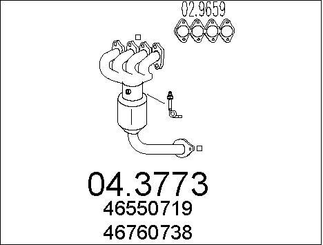 MTS Katalüsaator 04.3773