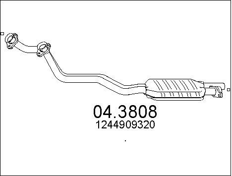 MTS Katalüsaator 04.3808