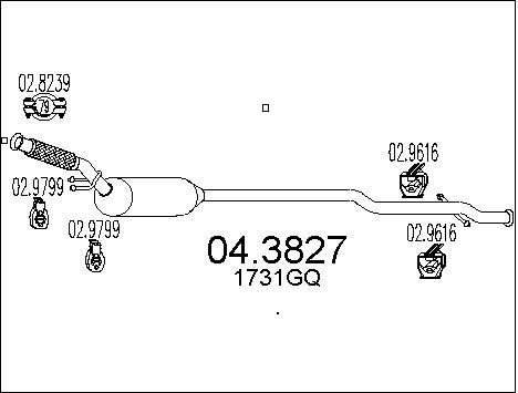 MTS Katalüsaator 04.3827