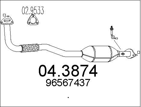 MTS Katalüsaator 04.3874