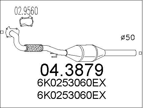 MTS Katalüsaator 04.3879