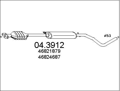 MTS Katalüsaator 04.3912
