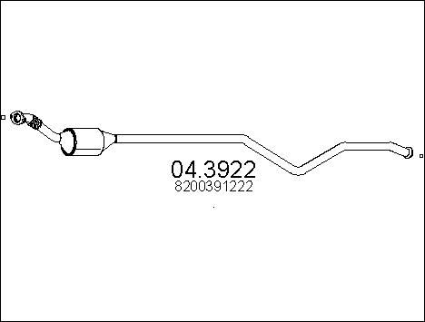 MTS Katalüsaator 04.3922