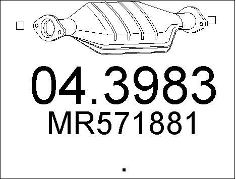 MTS Katalüsaator 04.3983