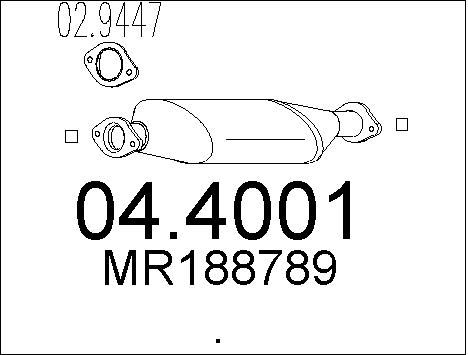 MTS Катализатор 04.4001