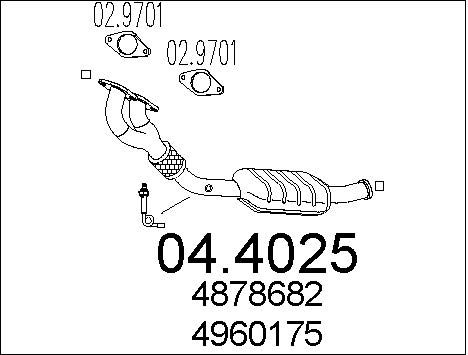 MTS Katalüsaator 04.4025